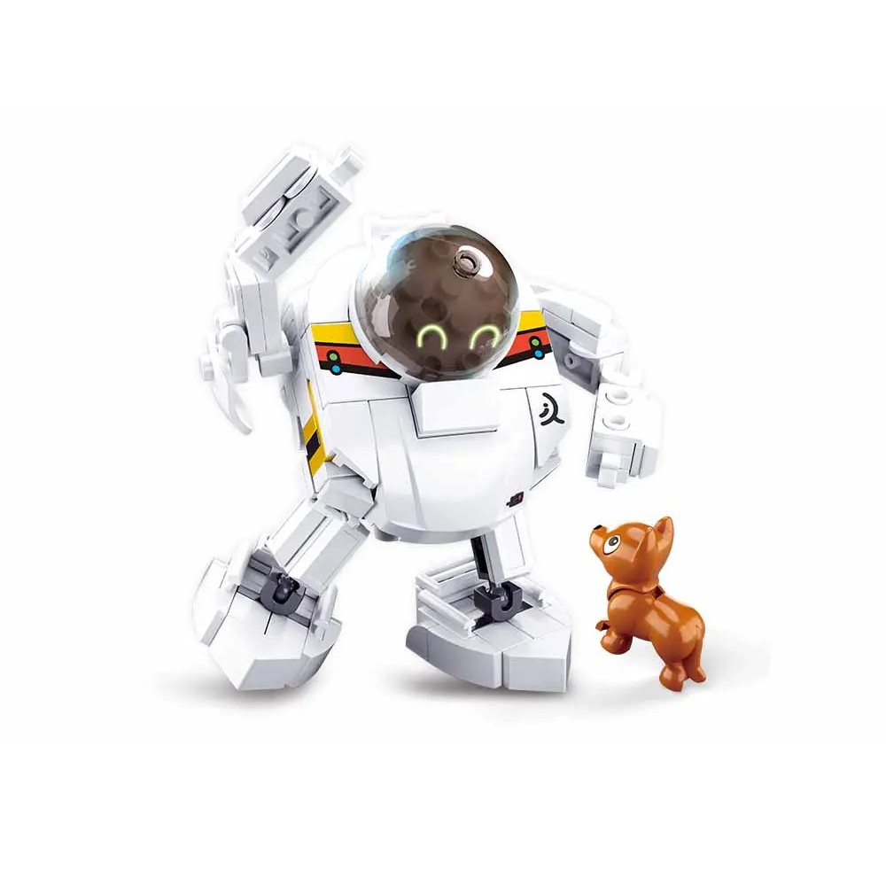 Sluban Q Bricks Robot & Dog - Building Brick Kit