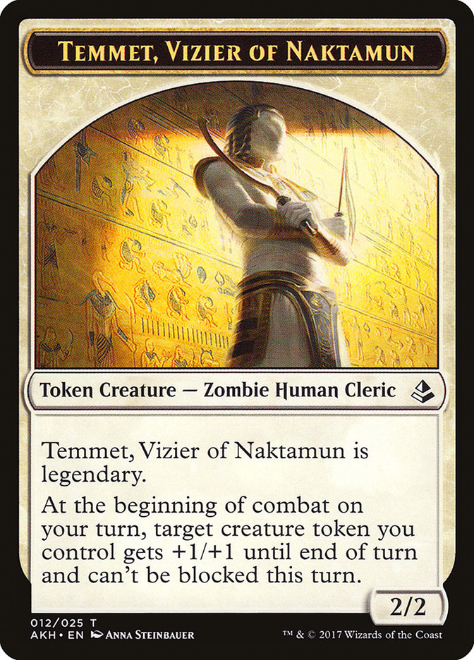 Temmet, Vizier of Naktamun Amonkhet #012 | Magic! The Gathering Singles