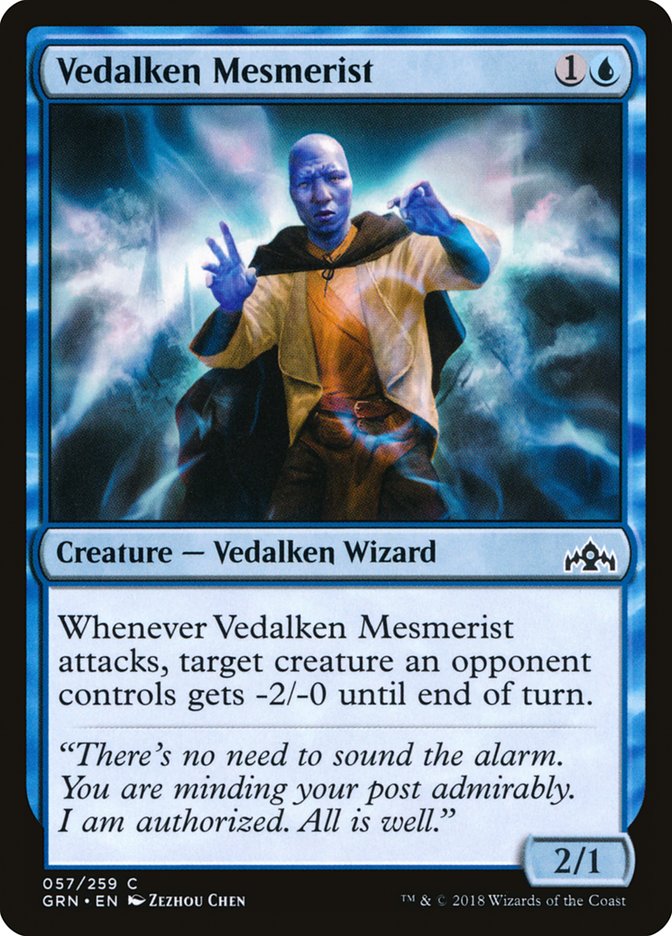 Vedalken Mesmerist MTG Singles | Guilds of Ravnica #057