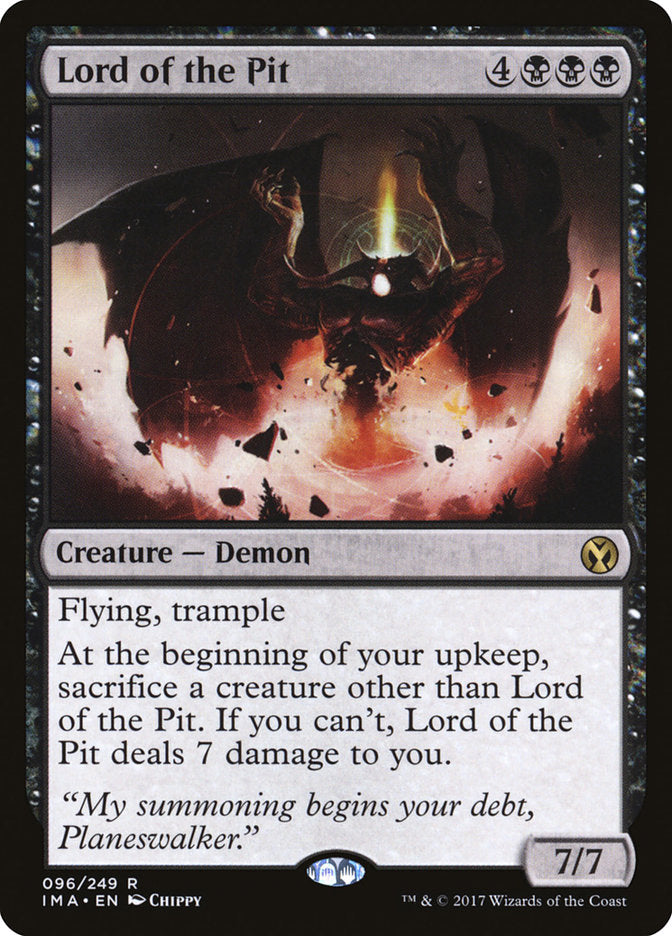 Lord of the Pit - Iconic Masters #096