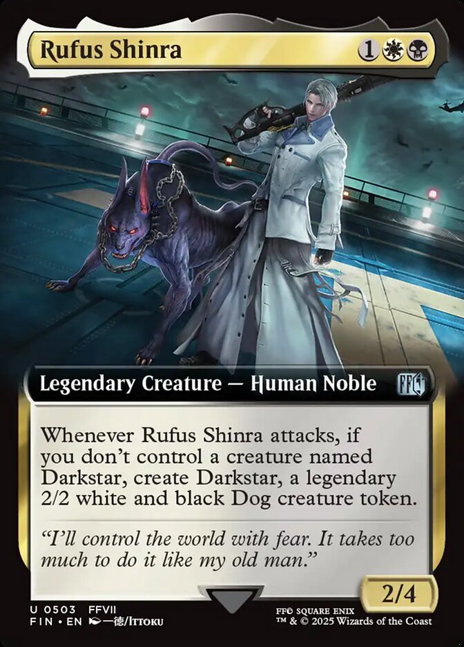 Extended Art Rufus Shinra Final Fantasy #503