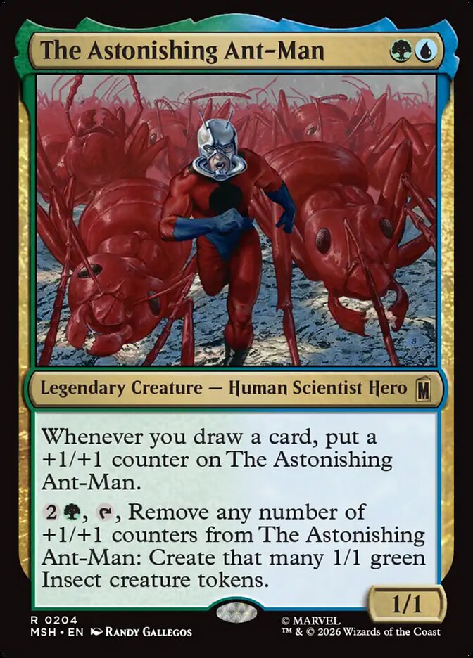 Marvel Superheroes The Astonishing Ant-Man Card Front