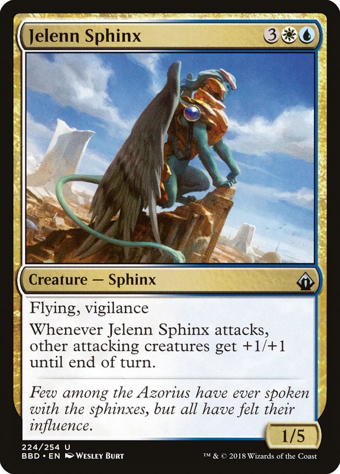 Jelenn Sphinx Battlebond #224 | Magic! The Gathering Single