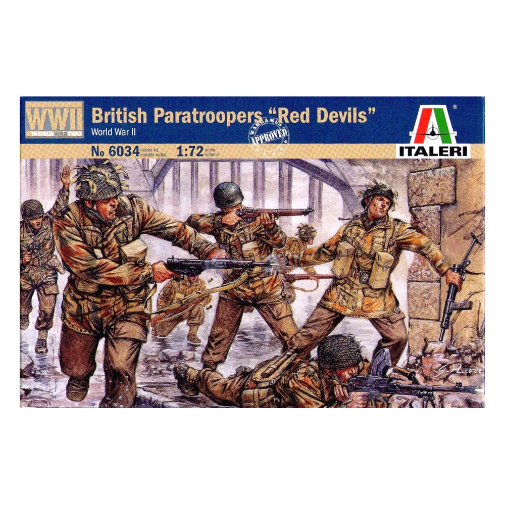 Italeri British Paratroopers "Red Devils" 1/72 Scale Figures