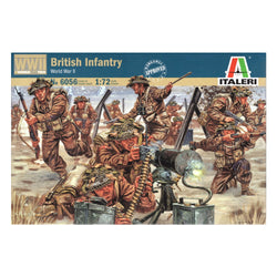 Italeri WWII British Infantry 1/72 Scale Figures