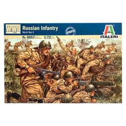 Italeri WWII Russian Infantry 1/72 Scale Figures
