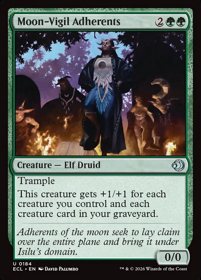Moon-Vigil Adherents Lorwyn Eclipsed #184