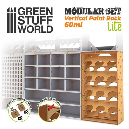 60ml Lite Modular Paint Rack - G...