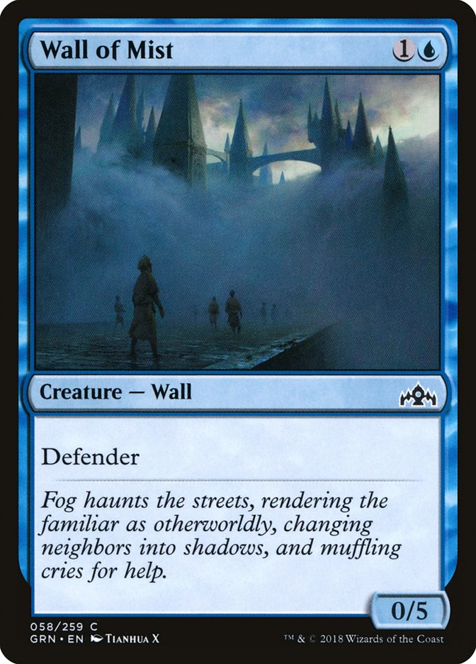 Wall of Mist MTG Singles | Guilds of Ravnica #058