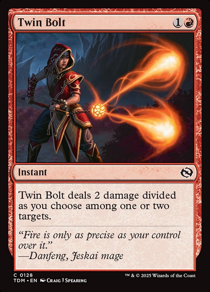 Twin Bolt Tarkir Dragonstorm #128