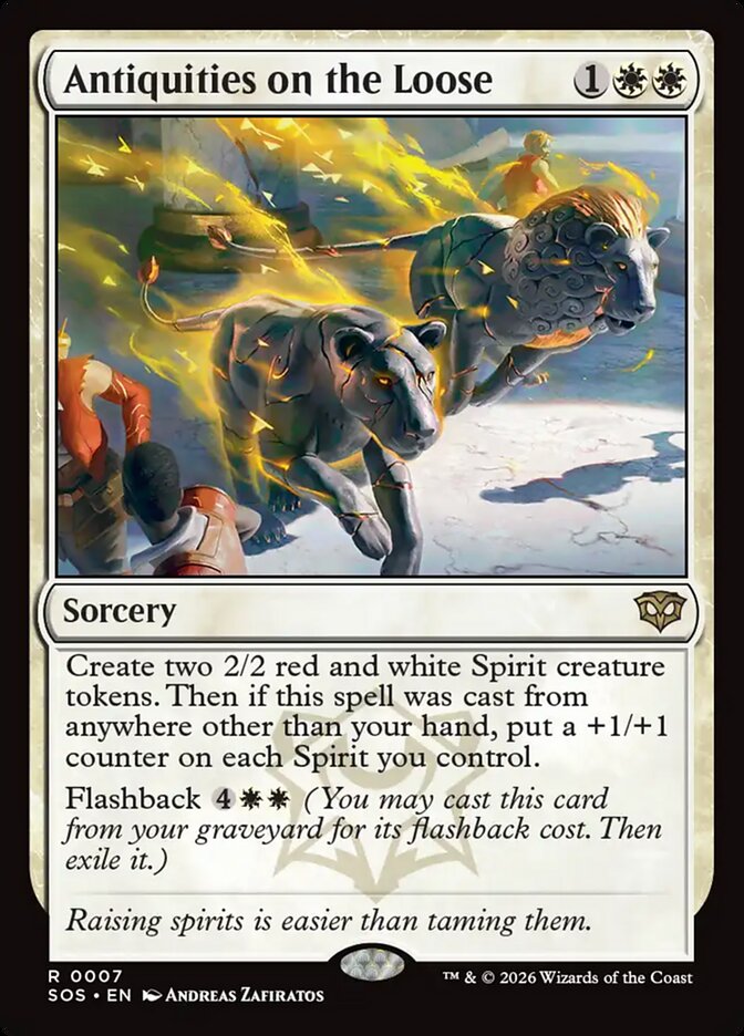 Antiquities on the Loose Secrets of Strixhaven #007Card Front