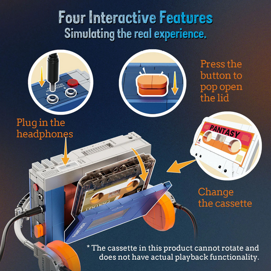 Pantasy Cassette Player 1980s re...