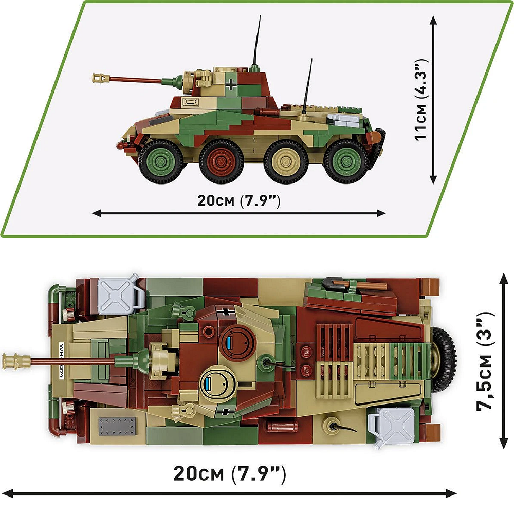 COBI Sd.Kfz. 234/2 Puma - Brick Kit