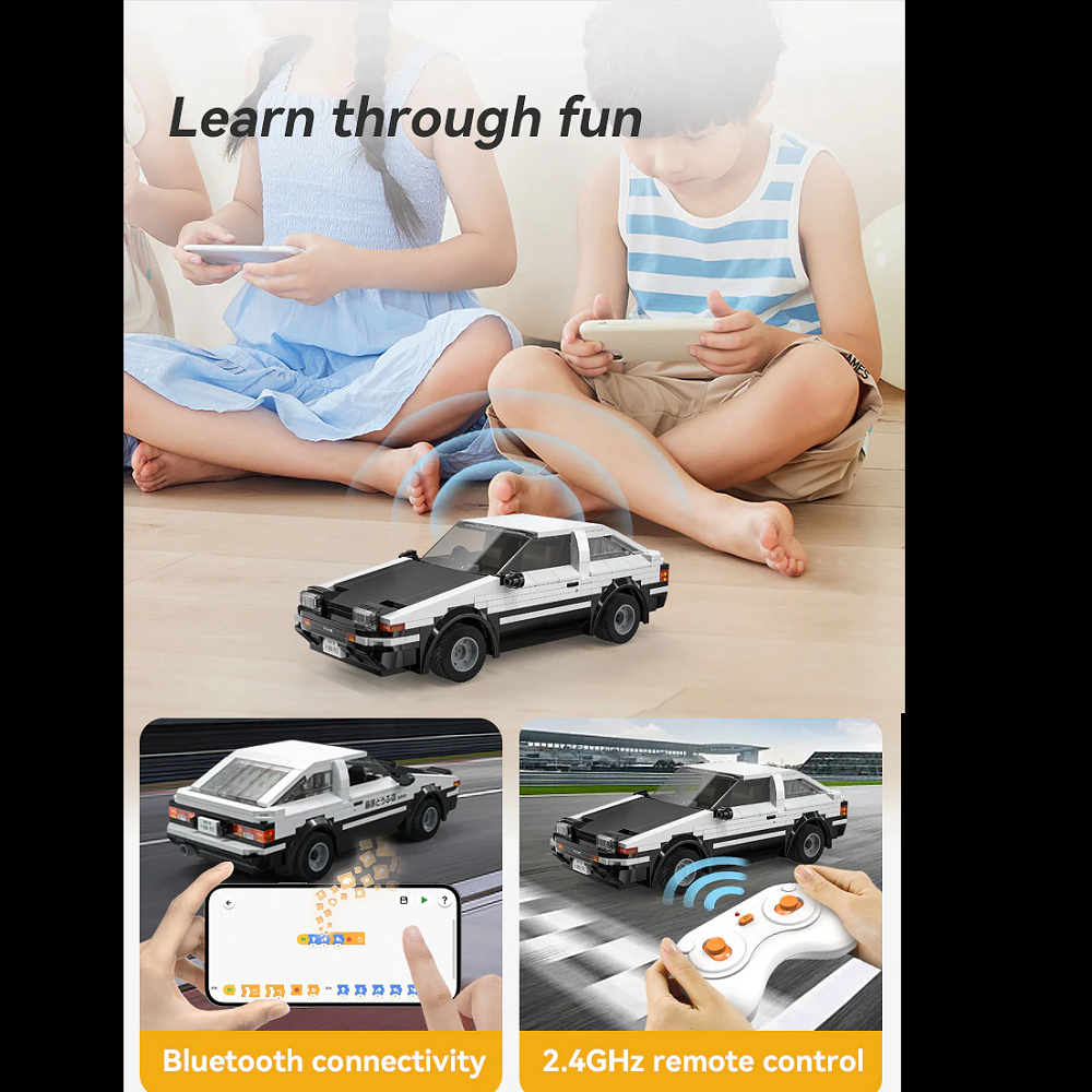 RC Initial D 1:20 AE86 Trueno - Cada Brick Model Kit