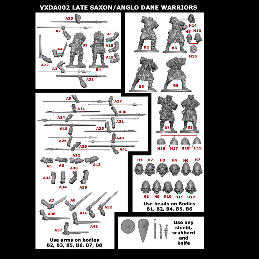 Victrix Saxon Warband