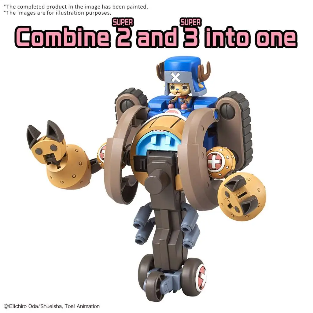 One Piece Chopper Robo Super 2&3 Heavy Armour & Horn Dozer - Model Kit