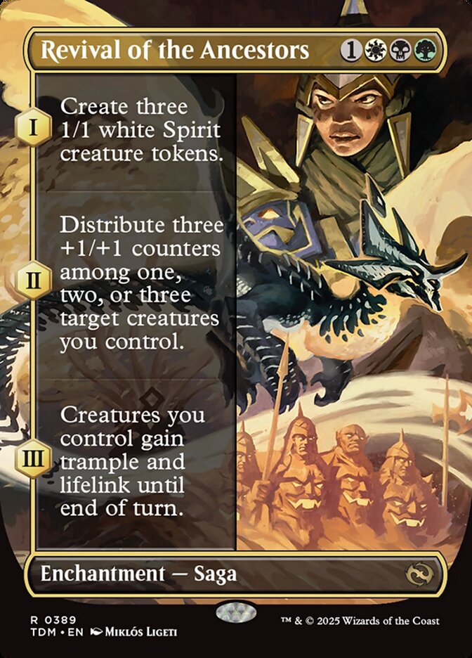 Borderless Revival of the Ancestors Tarkir Dragonstorm #389