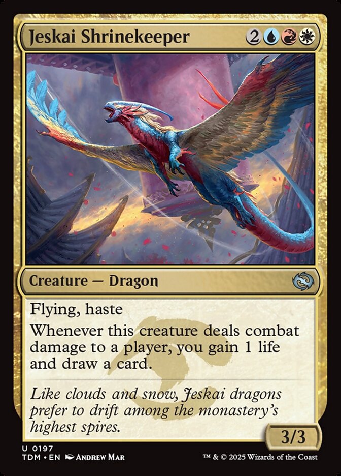 Jeskai Shrinekeeper Tarkir Dragonstorm #197