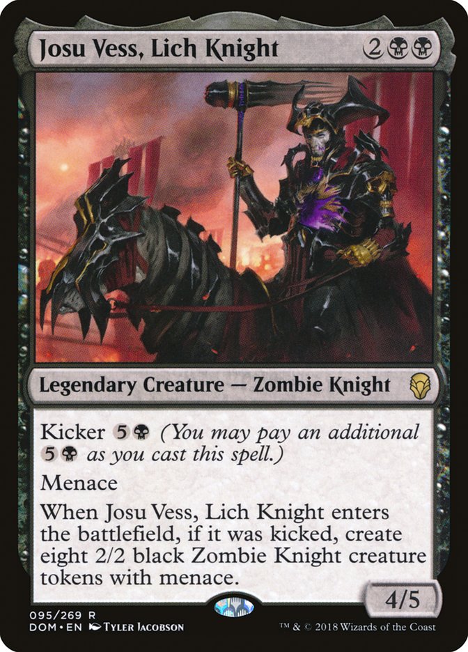 Josu Vess, Lich Knight Dominaria #095