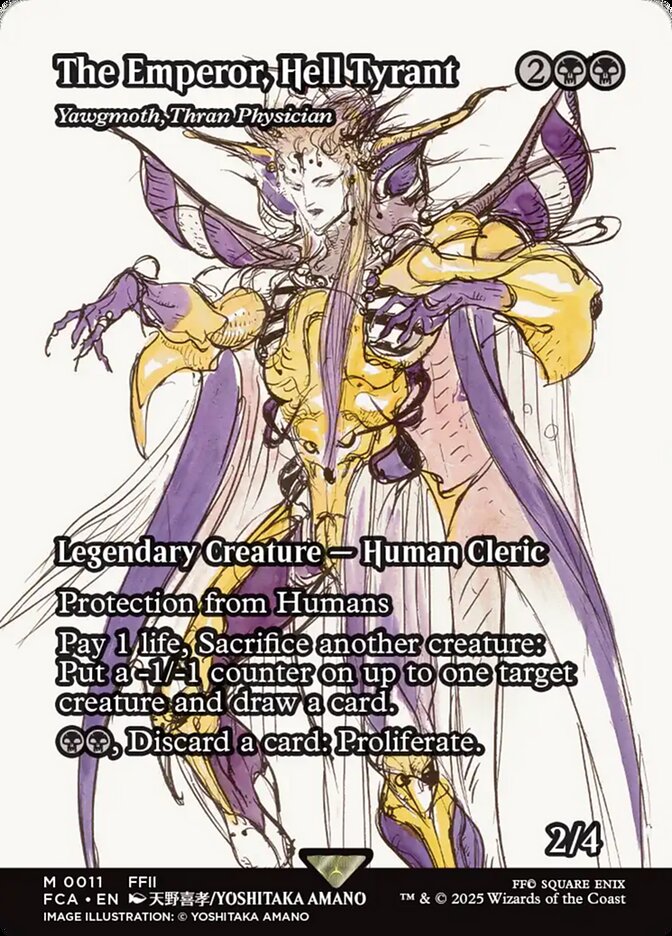 Yawgmoth, Thran Physician Final Fantasy Through The Ages #011 Card Front