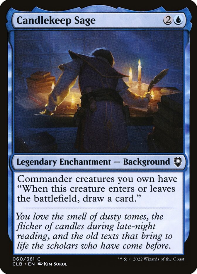 Candlekeep Sage - Commander Legends #060 Card Front