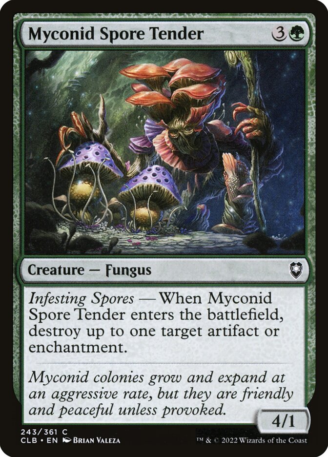 Myconid Spore Tender - Commander Legends #243 Card Front