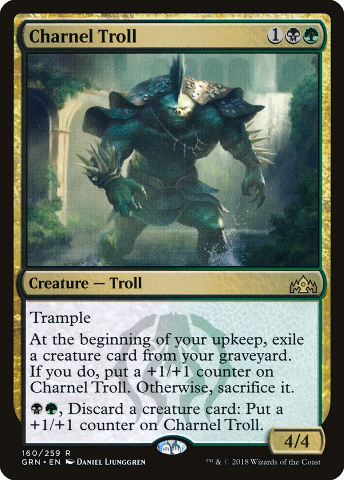 Charnel Troll MTG Singles | Guilds of Ravnica #160