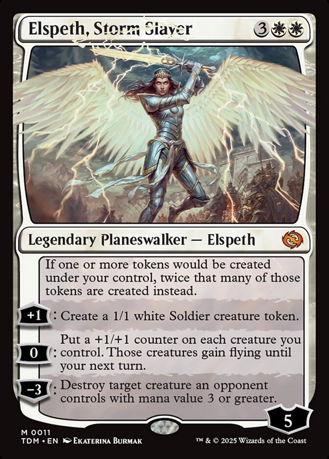 Elspeth, Storm Slayer Tarkir Dragonstorm #011