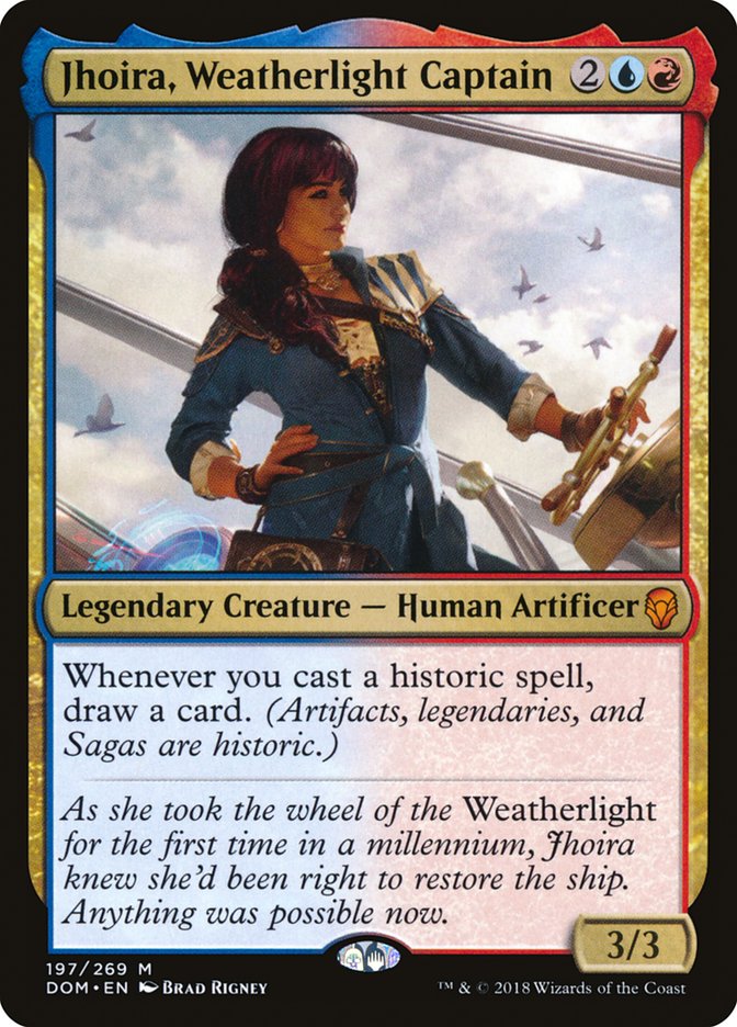 Jhoira, Weatherlight Captain Dominaria #197