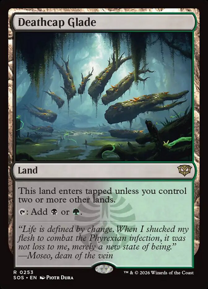 Deathcap Glade Secrets of Strixhaven #253Card Front