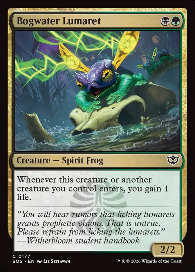 Bogwater Lumaret Secrets of Strixhaven #177Card Front