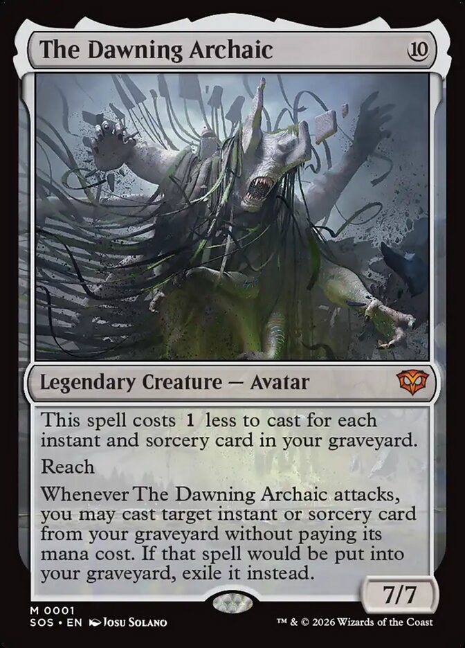 The Dawning Archaic Secrets of Strixhaven #001Card Front
