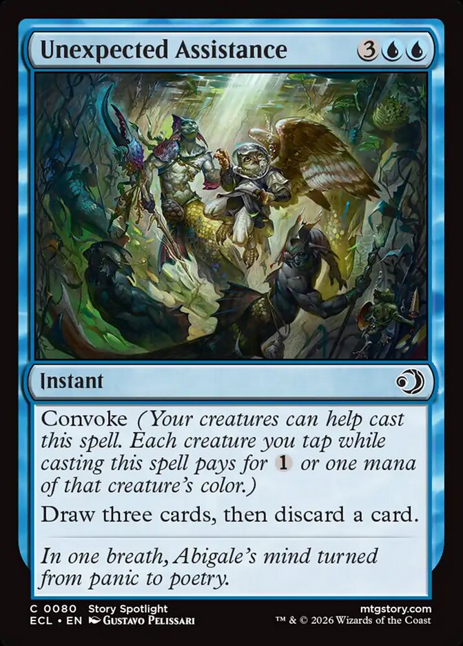 Unexpected Assistance Lorwyn Eclipsed #080