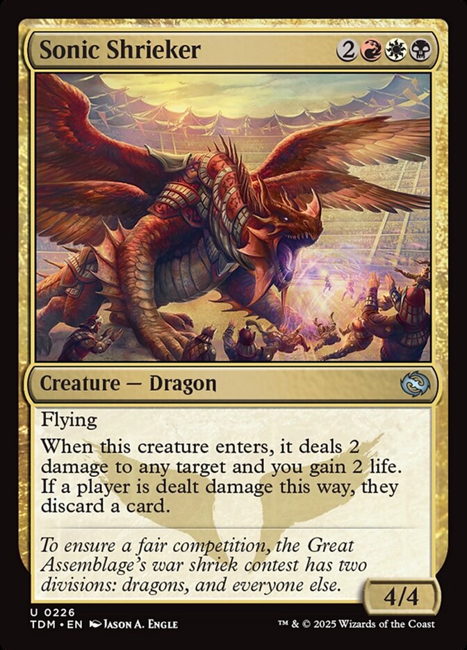 Sonic Shrieker Tarkir Dragonstorm #226