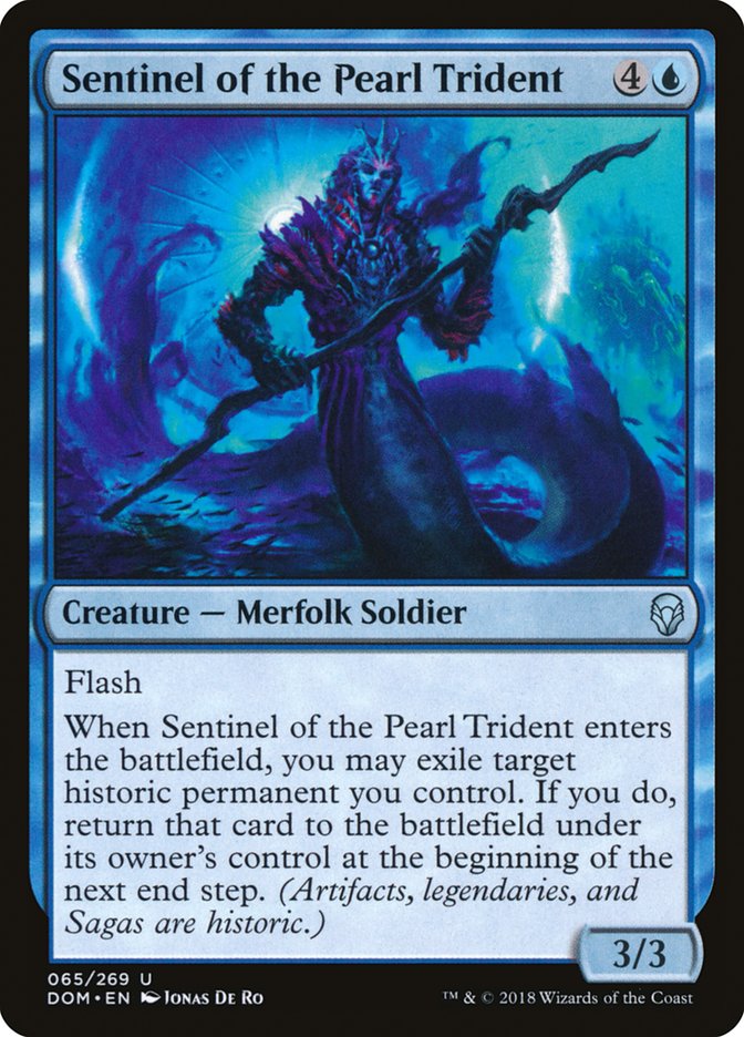 Sentinel of the Pearl Trident Dominaria #065