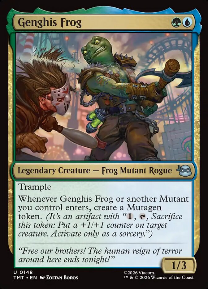 Genghis Frog Teenage Mutant Ninja Turtles #148