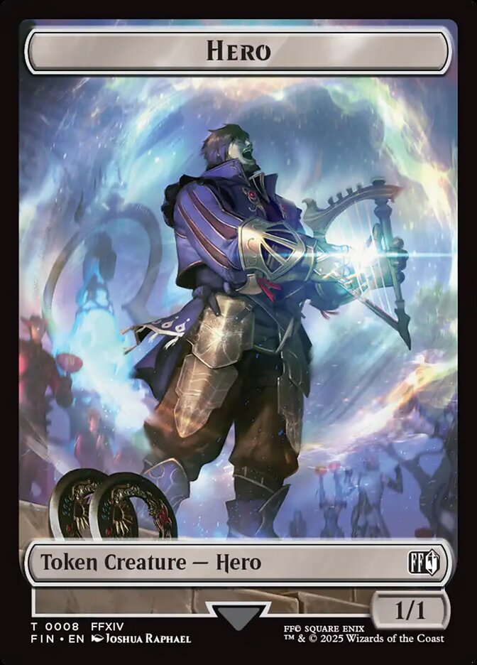 Final Fantasy Hero Token #008 Card Front