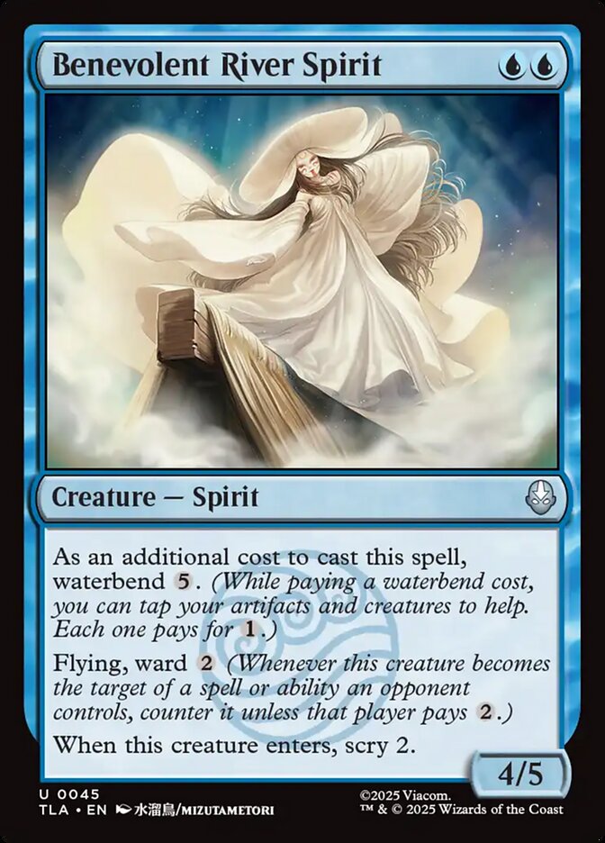 Benevolent River Spirit Avatar The Last Airbender #045 MTG Single Card Front