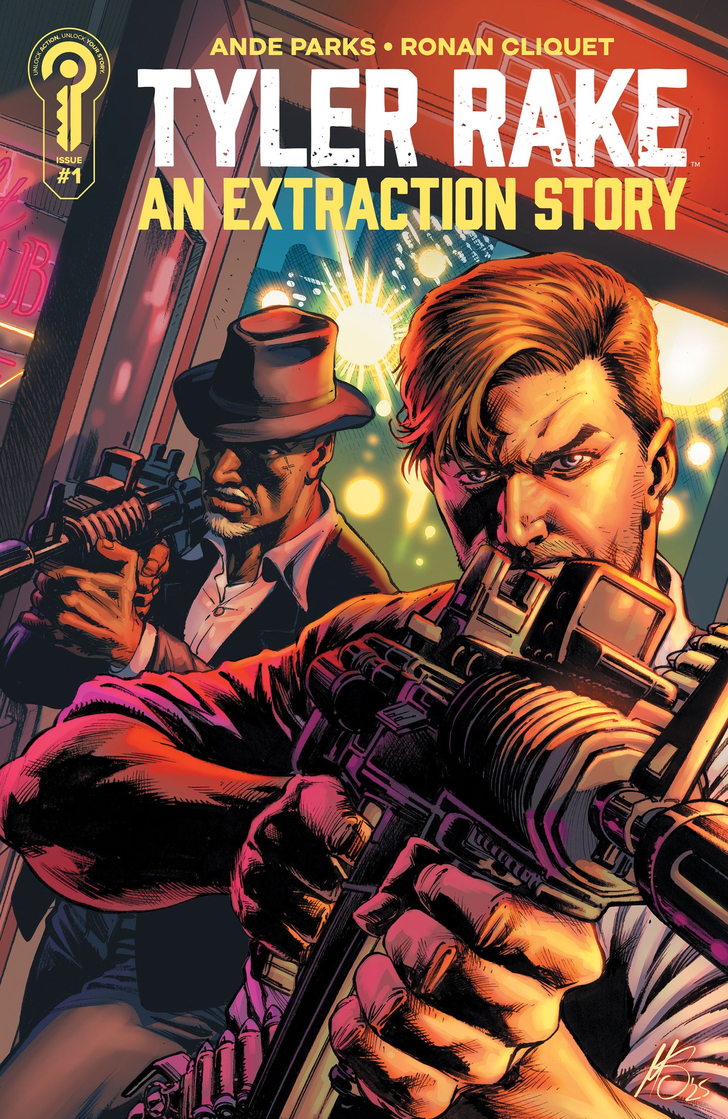Tyler Rake: An Extraction Story #1 Cover B Marco Santucci