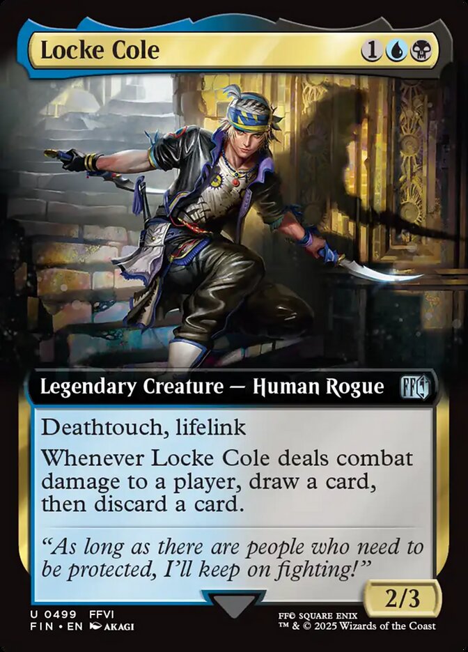 Extended Art Locke Cole Final Fantasy #499