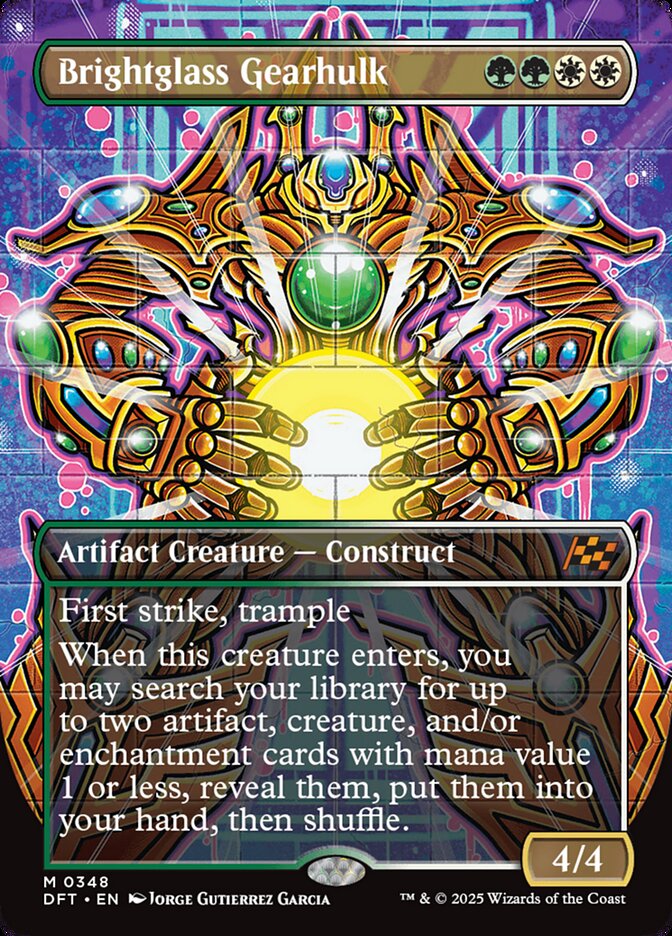 Brightglass Gearhulk - Borderless Aetherdrift #348