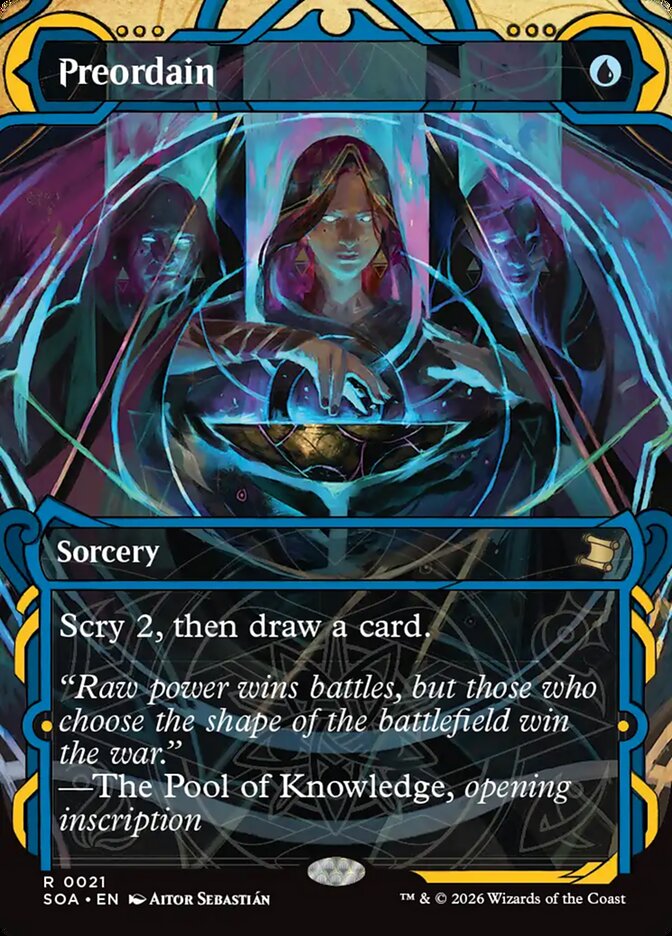 Preordain Secrets of Strixhaven Mystical Archive #021Card Front