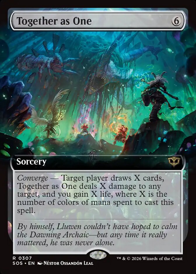 Together as One Secrets of Strixhaven Extended Art #307Card Front