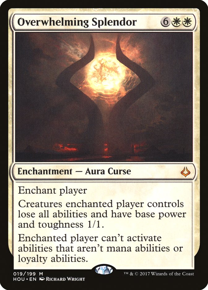 Hour of Devastation Overwhelming Splendor #019 Card Front