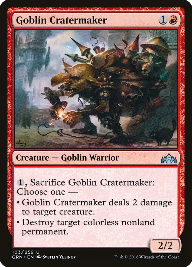 Goblin Cratermaker MTG Singles | Guilds of Ravnica #103