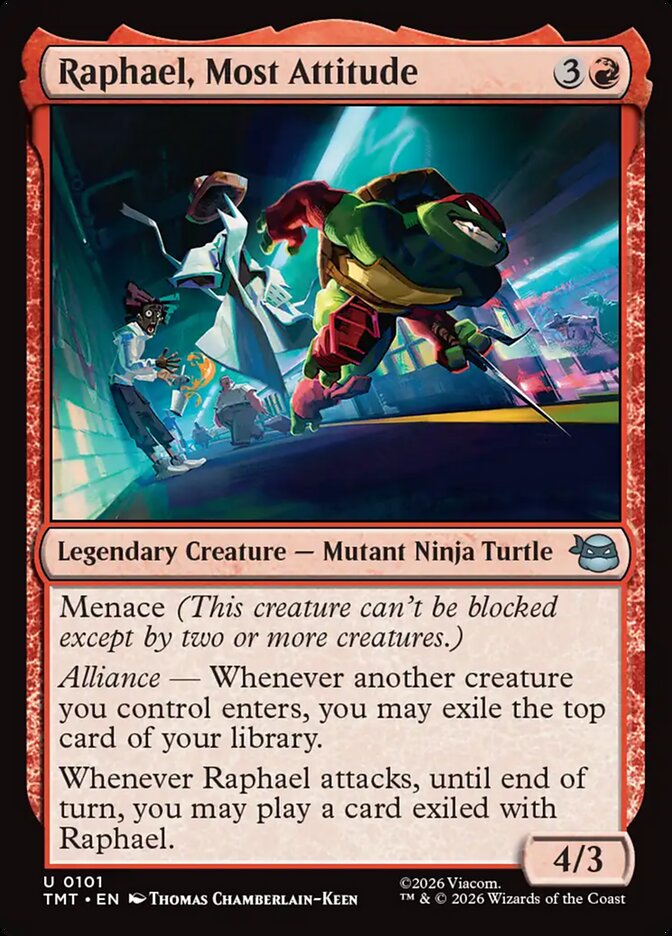Raphael, Most Attitude Teenage Mutant Ninja Turtles #101