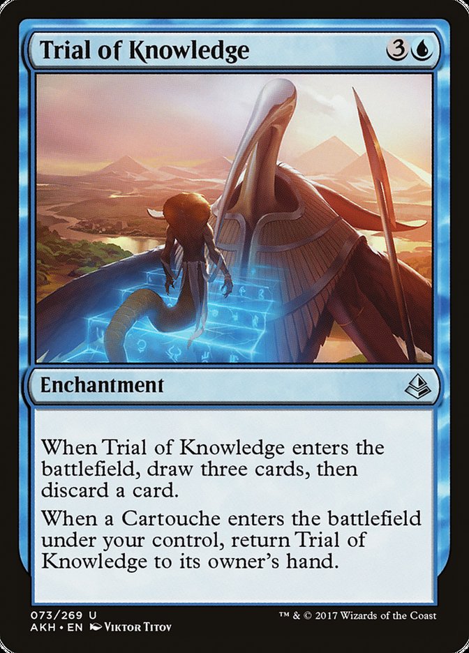 Trial of Knowledge Amonkhet #073 | Magic! The Gathering Singles