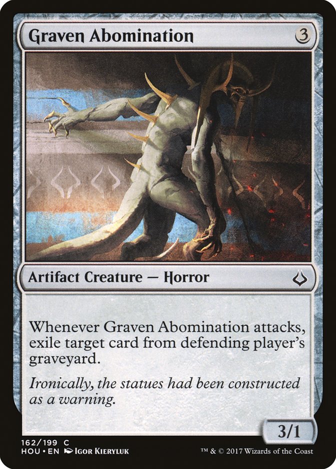 Hour of Devastation Graven Abomination #162 Card Front