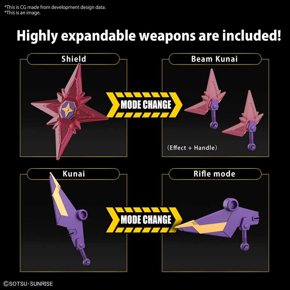 F-Kunoichi Kai SD Gundam Cross Silhouette - Bandai Gundam