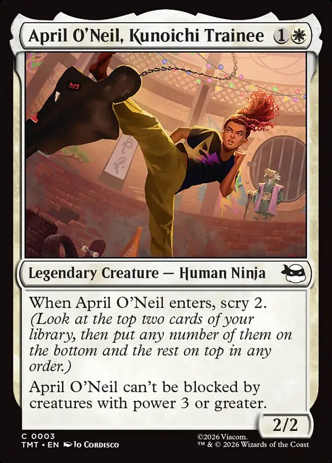 April O'Neil, Kunoichi Trainee Teenage Mutant Ninja Turtles #003